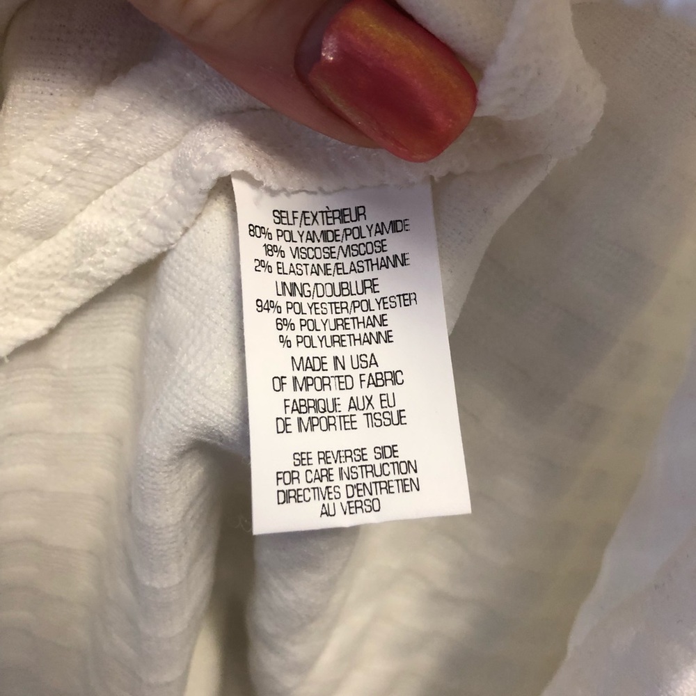 ๐ฒ๐ป Theory Women's White Textured Dress - Picture 7 of 7